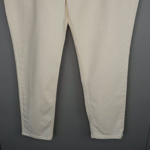 New Joe's Jeans The Diego Denim Trouser Tapered + Cropped in Ecru size 36 - Picture 7 of 16